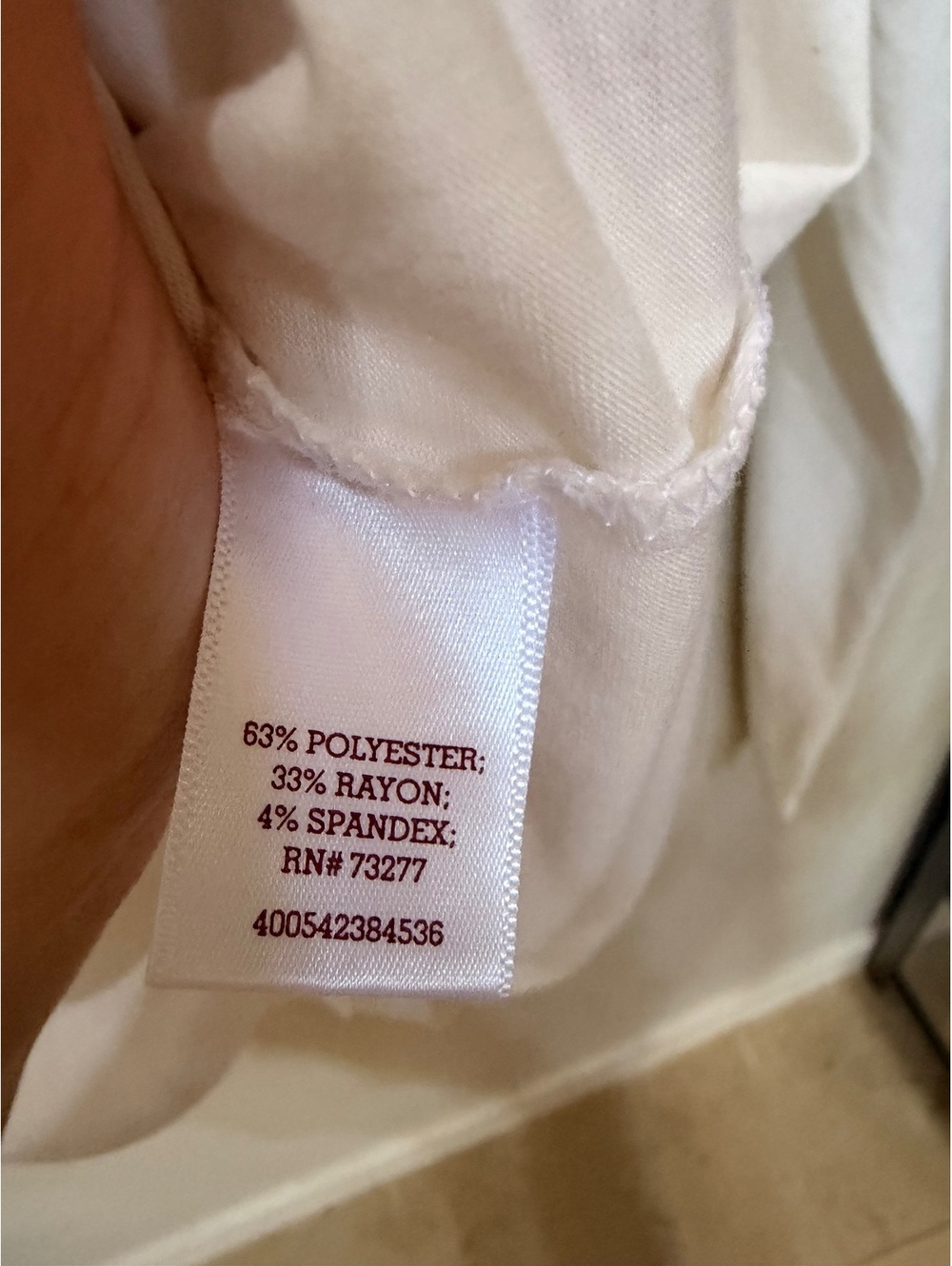 Long sleeve v neck t shirt - Picture 4 of 5